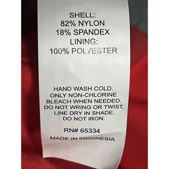 Sports Illustrated Swimsuit String Tie Side Bikini Bottom Flame Red Size L - Picture 10 of 15